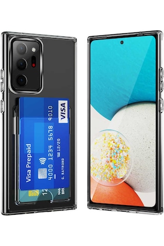 Galaxy Note 20 Ultra Kılıf Zore Ensa Kapak Renksiz