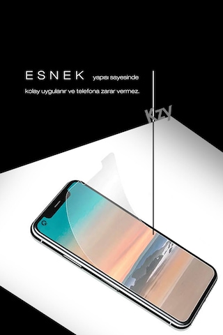 Samsung Galaxy S22 ile Uyumlu Kırılmaz Cam Nano Esnek Ekran Koruyucu