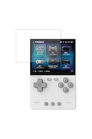 Trimui Brick Retro El Tipi Oyun Konsolu Uyumlu 2 Adet Ekran Koruyucusu Nano Jelatin