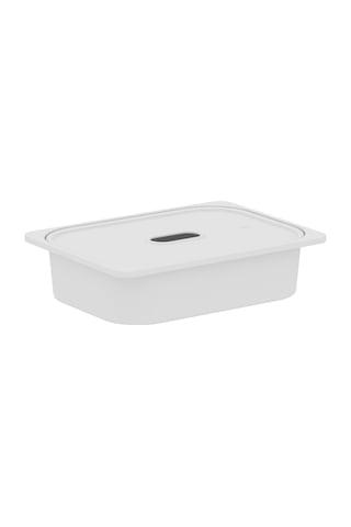 5 Adet Beyaz Kapaklı Çok Amaçlı Saklama Kutusu - Oyuncak Sepeti 5ks5k Beyaz