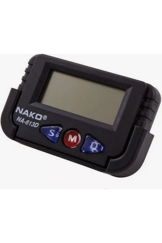 Nako Elektronik Araba Saati, Kronometre, Alarm Saatı 174414957 Siyah