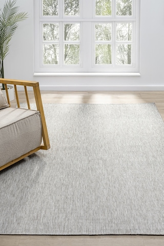 Mariesse Home Hav Toz Vermez Kolay Temizlenen Hasır Doku Sisal Halı Bombay 663-gri