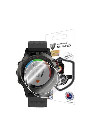 Ipg Garmin F E N I X 5 Sapphire 47 Mm Ekran Koruyucu 2 Adet Siyah