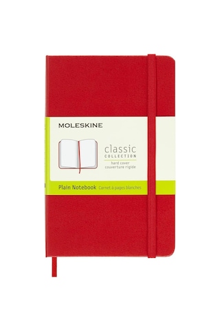 Moleskine Çizgisiz Kırmızı Defter Cep Boy Sert Kapak