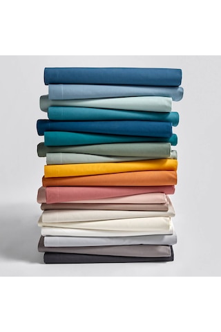 Maki Home %100 Pamuklu Fuşya 160x240 Tek Kişilik Yataklara Uygun Lastiksiz Düz Çarşaf Fuşya