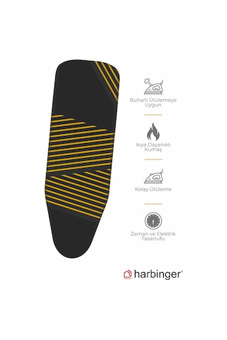 Harbinger Keçeli Isıya Dayanıklı Ütü Masası Kılıfı Sarı