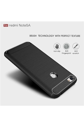 Xiaomi Redmi Note 5a Kılıf Zore Room Silikon Kapak Lacivert