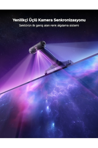 Govee 3S Pro Tv Arkası LED Şerit Ambiyans Aydınlatma, Tv Renk Senkronizasyonu 75-85 Inç Tv'ler ile Uyumludur