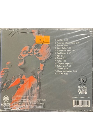 Plak Değildir Cd Dir Cd Sabahat Akkiraz Konserler Açılmamış Jel