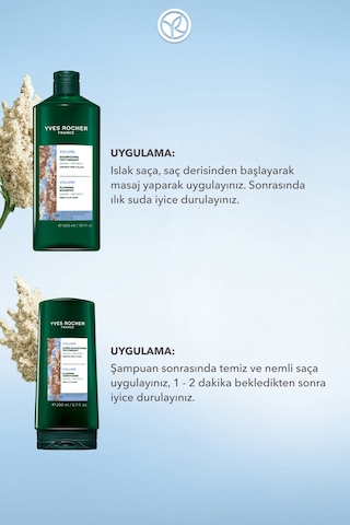 Yves Rocher Hacim Veren Orjinal Boy Saç Seti- Şampuan 300 Ml & Saç Kremi 200 Ml