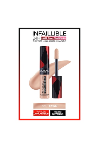 L'Oreal Paris Infaillible Tüm Yüze Uygulanabilir Kapatıcı 323 Fawn