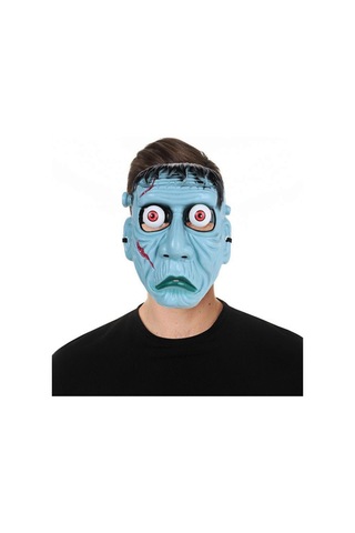 Frankenstein Temalı Sallanan Oynar Gözlü Maske Standart