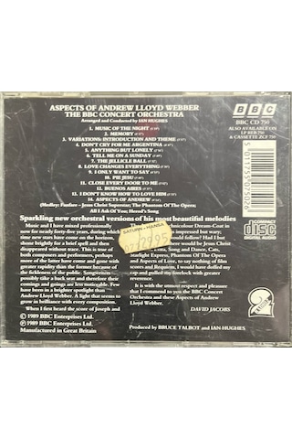 Müzik Cd Sidir - Plak Değildir Cd Aspects Of Anrew Lloyd Webber