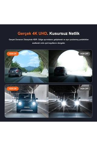 70mai Araç Kamerası A800se Ön Kamera + Rc22 Arka Kamera Set 4k Ultra Hd