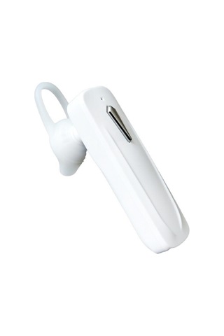 Beyaz Girişli Tek Kulaklı Bluetooth Kulaklık, İş Telefonları İçin