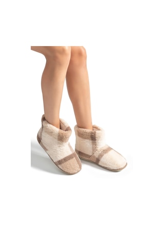 Twigy Agata Kadın Ev Botu Kahverengi 36/41 AA0001 Kahverengi