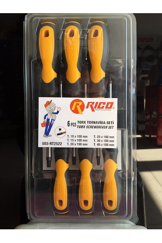Rico 6 Parça Torx Tornavida Seti Rico 6 Parça Torx Tornavida Seti