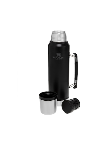 Stanley Classic 1 L Vakumlu Çelik Termos 10-08266-002 Siyah