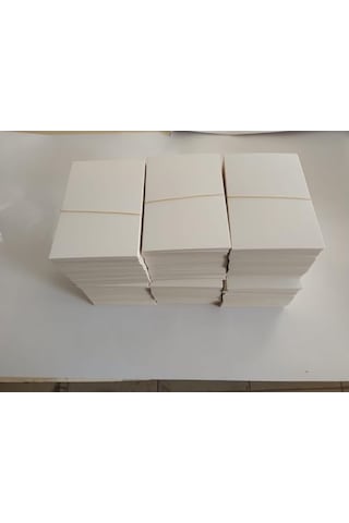 5x8 Cm Boş Kartvizit, Not Kartı, Kelime Kartı, 300 Gr Amerikan Bristol, 100 Adet