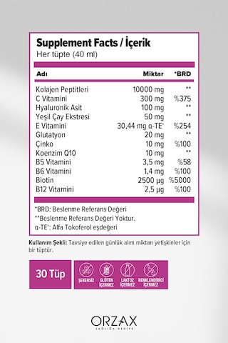 Day2day The Collagen Beauty Plus Mango Aromalı 30 Tüp X 40 Ml