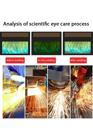 Trendooze Güneş Otomatik Işık Argon Ark Kaynağı Gözlük, Pratik Kaynak Koruması