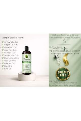 Zendoğa Yoğun Keratin & Kolajen Kompleks Onarıcı Şampuan 400 ML