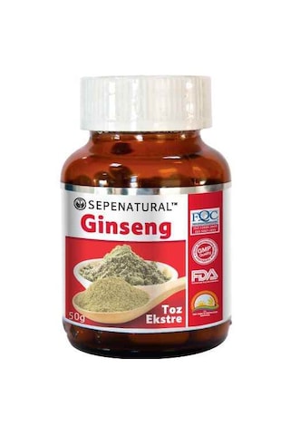 Panax Ginseng Extract Ginseng Kök Ekstraktı Ekstresi 50 Gr