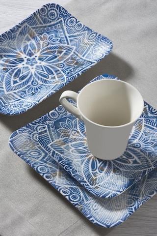 Güral Porselen Sipinoza 36 Parça Kahvaltı Seti Gbsspn36khr1006 Çok renkli