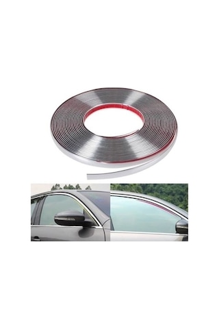 3d Paslanmaz 18 Mm 10 Metre Dekoratif Krom Çıta