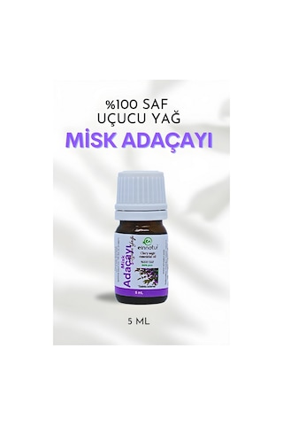 Einnatur Misk Adaçayı Uçucu Yağı %100 Saf Salvia Sclarea Essential Oil 5 ML