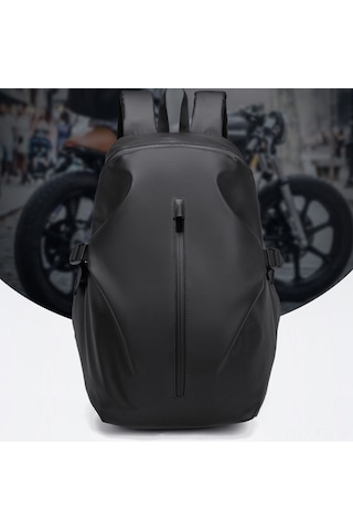 Lemestar Süper Hafif Su Geçirmez Motosiklet Kask Çantası - 30-48l Büyük Kapasiteli, Çoklu Cep, Bisiklet/seyahat/ofis İçin Siyah Sırt Çantası