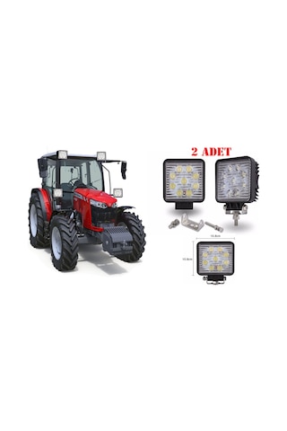 Traktör Led Kabin Lamba 9 Ledli 2 Adet