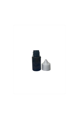 30ml Plastik Siyah Gorilla Şişe Beyaz Kapaklı Şişe, 24 Adet, Plastik Şişe, Likit Şişesi, Sıkıma Uygun Yumuşak Şişe Diğer