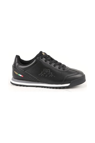Kadın Spor Ayakkabı Siyah Klasik Retro Bağcıklı Günlük Sneaker Kappa-2072