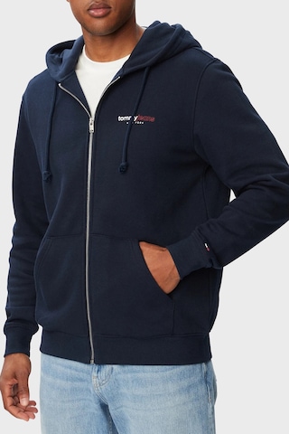Tommy Jeans Pamuklu Regular Fit Kapüşonlu Sweat Erkek Sweat Dm0dm23404 C1g Lacivert