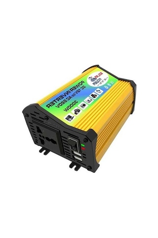 Wondernest Legend I Nesil Dc12v'den Ac220v 3000w Araç İçin Güç Çevirici Sarı
