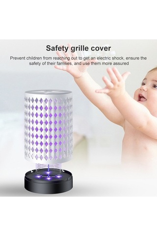 Createtech Usb Uyumlu Sivrisinek Ve Böcek Öldürücü Elektrikli Kapan Beyaz