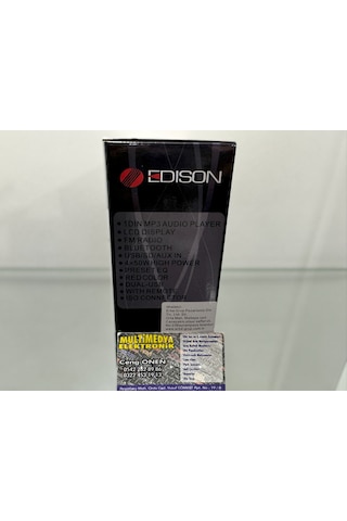 Edison Ed 204 Bt Usb Aux Bluetooth Fm Radyo Oto Teyp Mp3