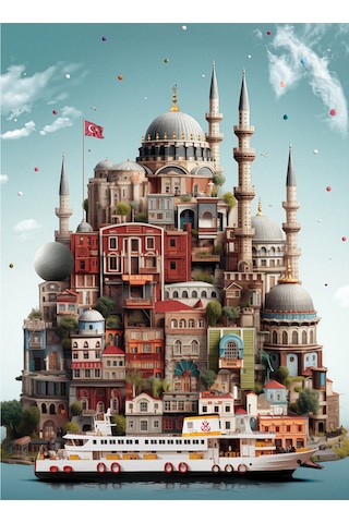 Anatolian 1000 Parçalık Puzzle - Tophane 1162