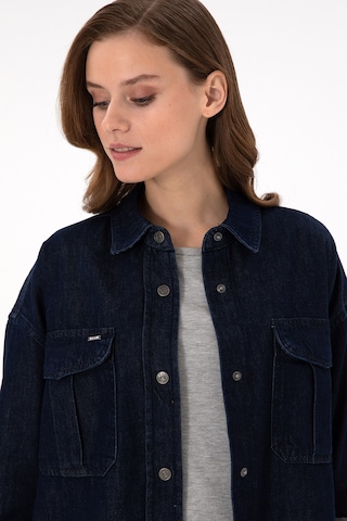 U.s. Polo Assn. Kadın Mavi Gömlek Jean 50291123-dn0022 Çok Renkli