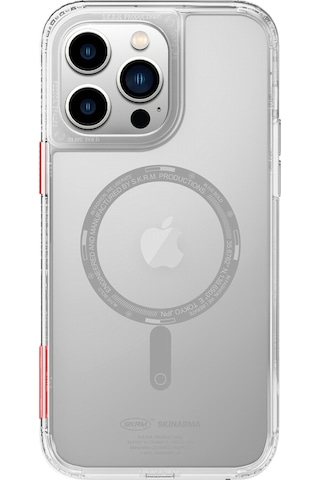 Apple Uyumlu iPhone 14 Pro Max Kılıf Skinarma Şeffaf Airbag Tasarımlı Magsafe Şarj Özellikli Saido Kapak