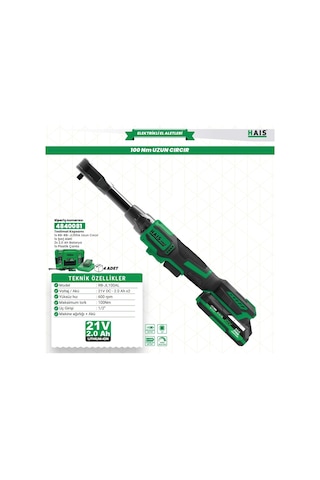 Hais Pro Rb-jl100al 21 V Çift Akülü 2 Ah Somun Sıkma Makinesi