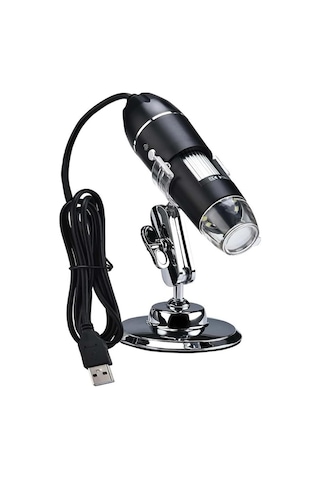 Alfalink 1600x Zoom 2mp Usb Dijital Mikroskop 8 Ledli Kamera Saç, Cilt Analizi, Eğitim, Endüstriyel