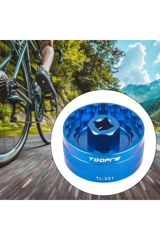 Suntek Bisiklet Alt Braketi Temizleme Aleti Ekipmanları Mavi