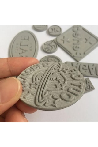 Mühürcüm Koyu Gri Renk Lateks Kauçuk Kokusuz Kuru Kaşe Mühür Mürekkep Pedi A4 Ebat 2,3mm