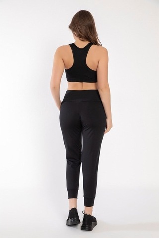Crozwise Cepli Kadın Jogger Tayt SiYAH Siyah