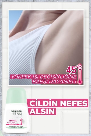 Garnier Mineral Termal Koruma Roll-on Deodorant 3'lü Set pkttrml3al2ode-7067