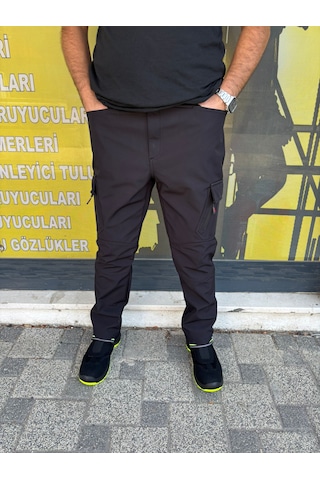 Softshel İçi Polarlı Kaliteli Pantolon Siyah