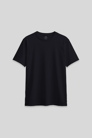 Lacivert O Yaka Standart Fit Basic Kadın T-shirt - 97311 Lacivert