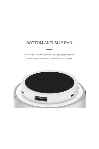 Youmex Yenilenebilir Pil Desteğiyle Taşınabilir Bluetooth Hoparlör, Hi-fi Subwoofer, Tf Kart Desteği, Ev/araç İçin Gürültü Azaltma Teknolojisi